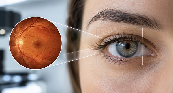 Retina, vücutta hem damarların hem de sinir dokusunun doğrudan görülebildiği tek organ.