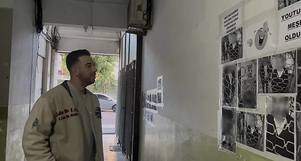 Koridoru baştan sona kaplayan fotoğraflar, pasajın önünden geçenlerin de ilgi odağı oldu.