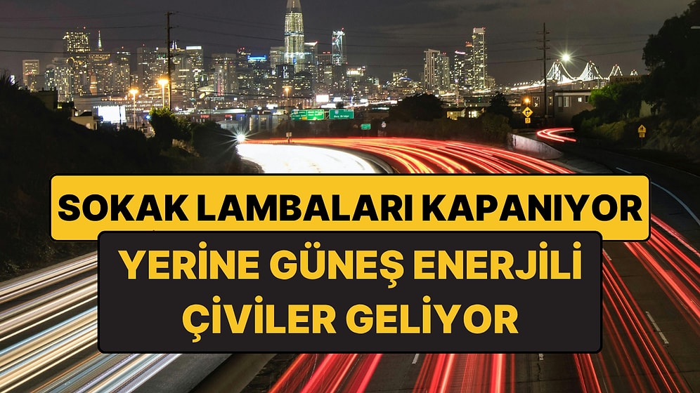 İngiltere'de Sokak Lambaları Kapanıyor: Yerini Güneş Enerjili Çiviler Alıyor