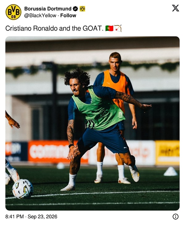 Portekiz kampından gelen karede Cristiano Ronaldo arka planda kaldı