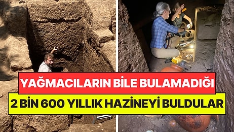 Yağmacıların Yıllardır Arayıp Bulamadığı 2 Bin 600 Yıllık Hazineyi Buldular