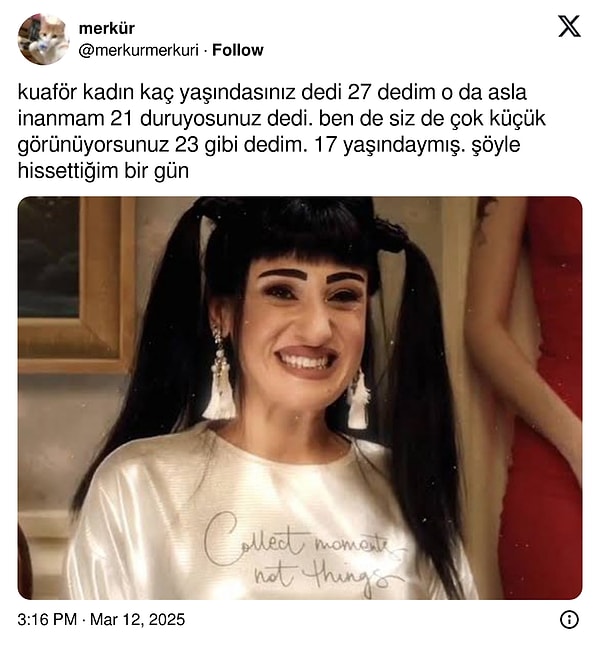 Kuaförle karşılıklı yaş iltifatına giren bir kullanıcı ters köşe oldu