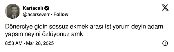 Eski dönercileri özleyenlere bir kullanıcıdan pratik bir tavsiye geldi