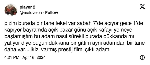 Hiç kapanmayan tekelin sırrını çözen bir kullanıcı, kendini film sahnesinde buldu