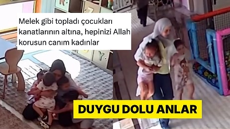 Deprem Sırasında Çocukları Dışarı Taşıyan Kreş Öğretmenlerine Övgü Yağdı
