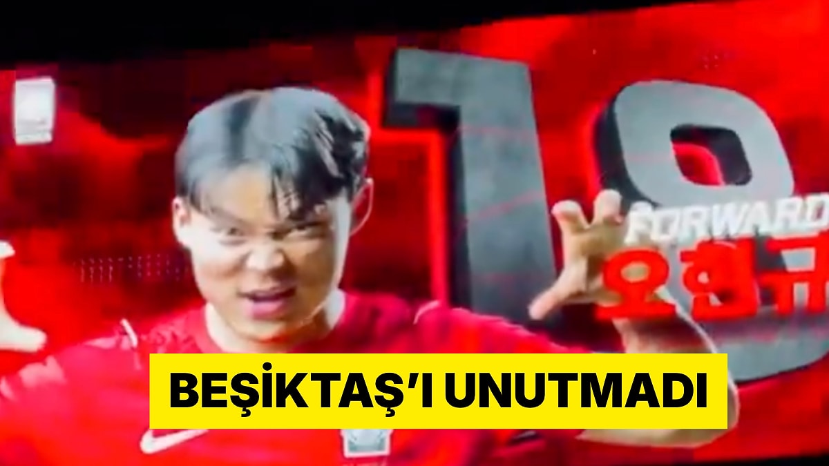 Hyeon-gyu Oh'un Milli Takım Pozu Viral Oldu: Güney Kore Formasıyla Kartal Pençesi Yaptı