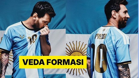 Messi'nin Son Kez Giyeceği Arjantin Forması Tanıtıldı