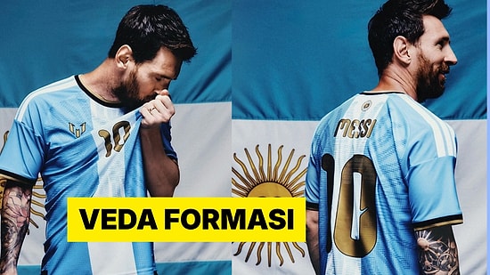 Messi'nin Son Kez Giyeceği Arjantin Forması Tanıtıldı