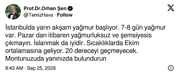 "Montunuzu yanınızda bulundurun."