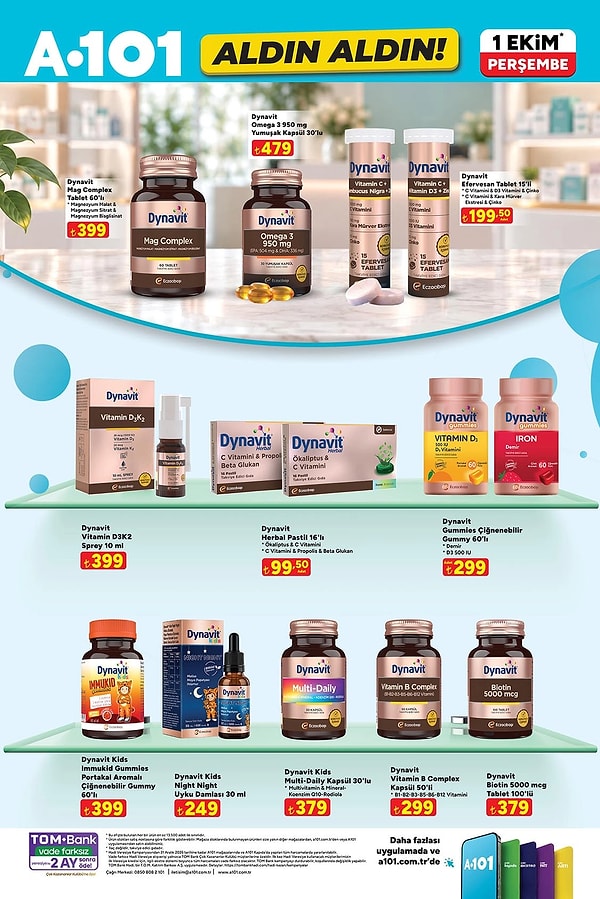 Dynavit Mag Complex Tablet 60'lı 399 TL