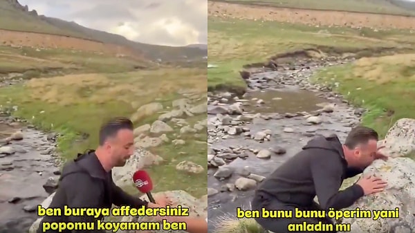 "Ben buraya affedersiniz popomu koyamam."