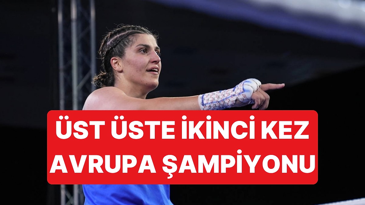 Busenaz Sürmeneli Üst Üste İkinci Kez Avrupa Şampiyonu Olarak Büyük Başarıya İmza Attı