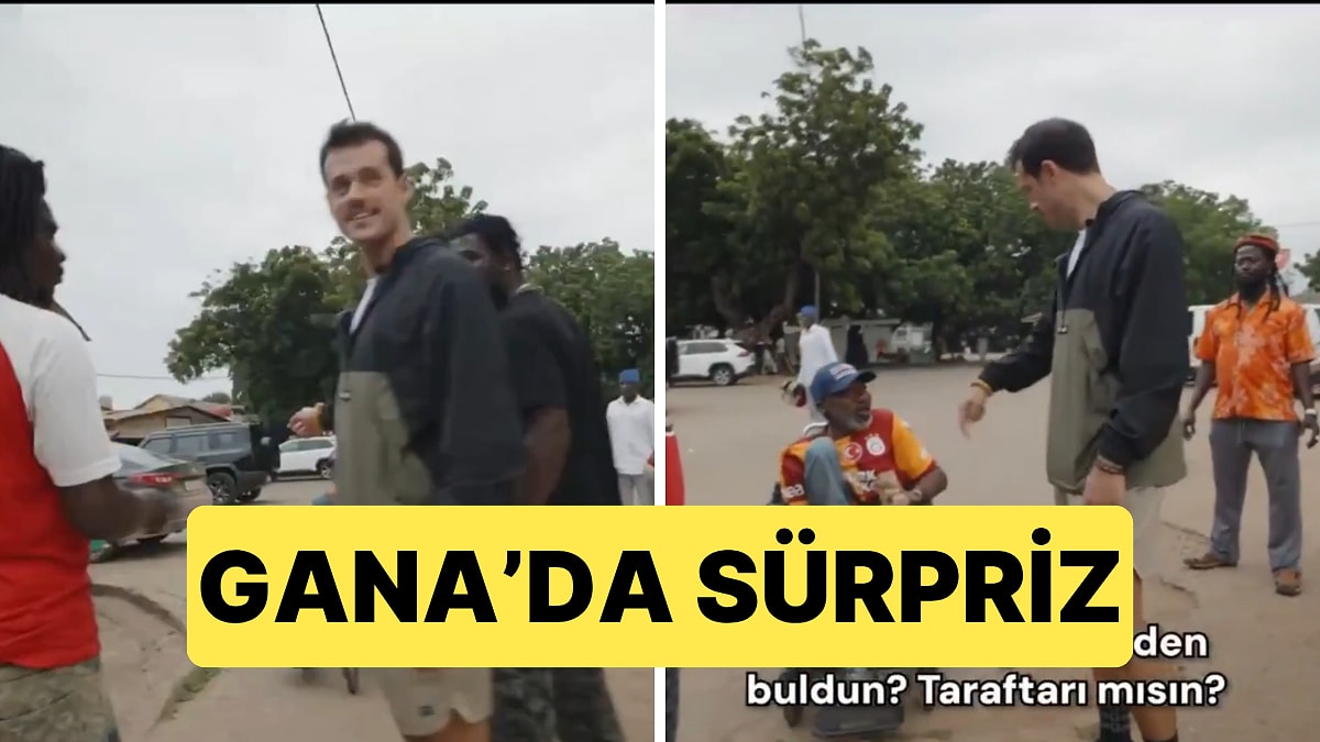 Orkun Işıtmak, MrBeast'la Gittiği Gana'da Galatasaray Formalı Birine Denk Geldi