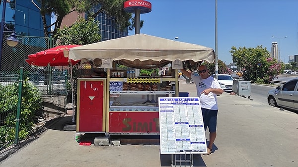 25 liralık simit 30 liraya çıktı, esnaf gerekçe olarak maliyetleri gösterdi.