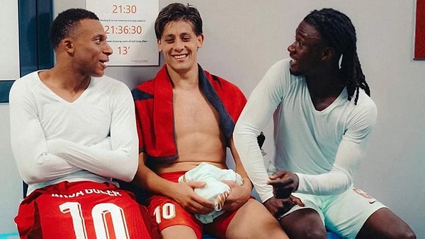 Mbappe'den Arda'ya habibi notu.
