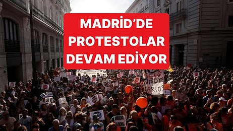 Evinden Sedyeyle Çıkarılan 87 Yaşındaki İspanyol Kadın İçin Madrid'de Binlerce Kişi Meclise Yürüdü