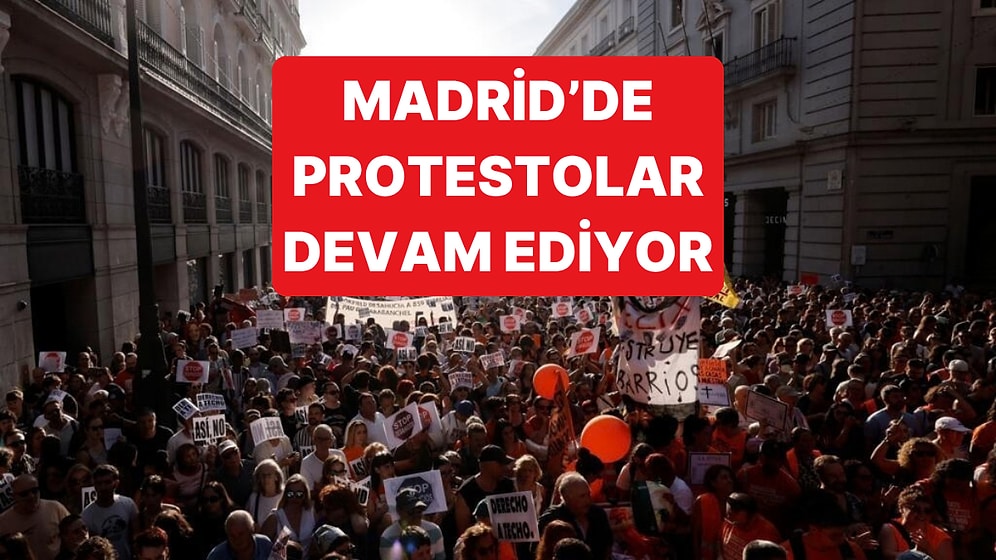 Evinden Sedyeyle Çıkarılan 87 Yaşındaki İspanyol Kadın İçin Madrid'de Binlerce Kişi Meclise Yürüdü