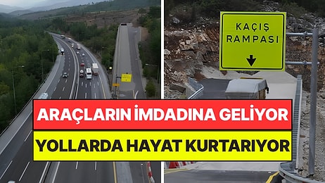 Tutmayan Frenin İmdadına Geliyor: Otoyollara Yapılan 'Kaçış Rampaları' Hayat Kurtarıyor