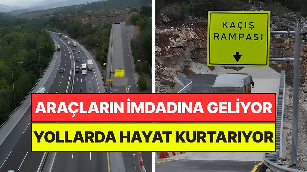 Tutmayan Frenin İmdadına Geliyor: Otoyollara Yapılan 'Kaçış Rampaları' Hayat Kurtarıyor