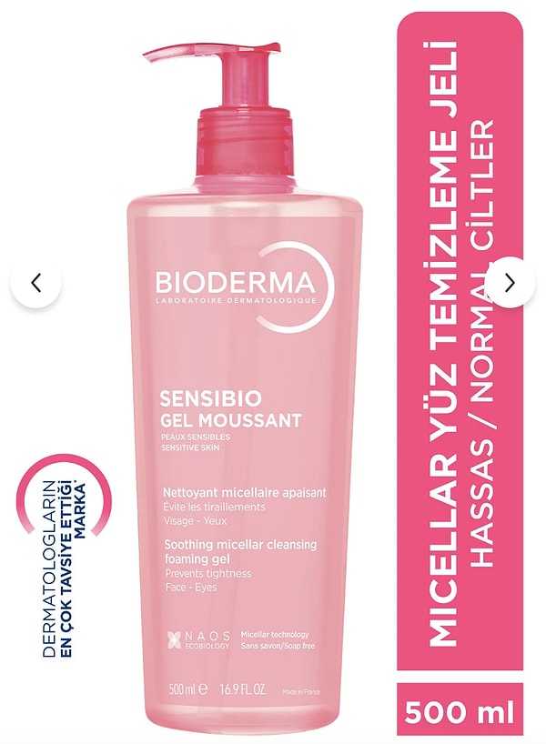 Bioderma Sensibio Foaming Gel en düşük fiyatıyla çok satanlarda lider!