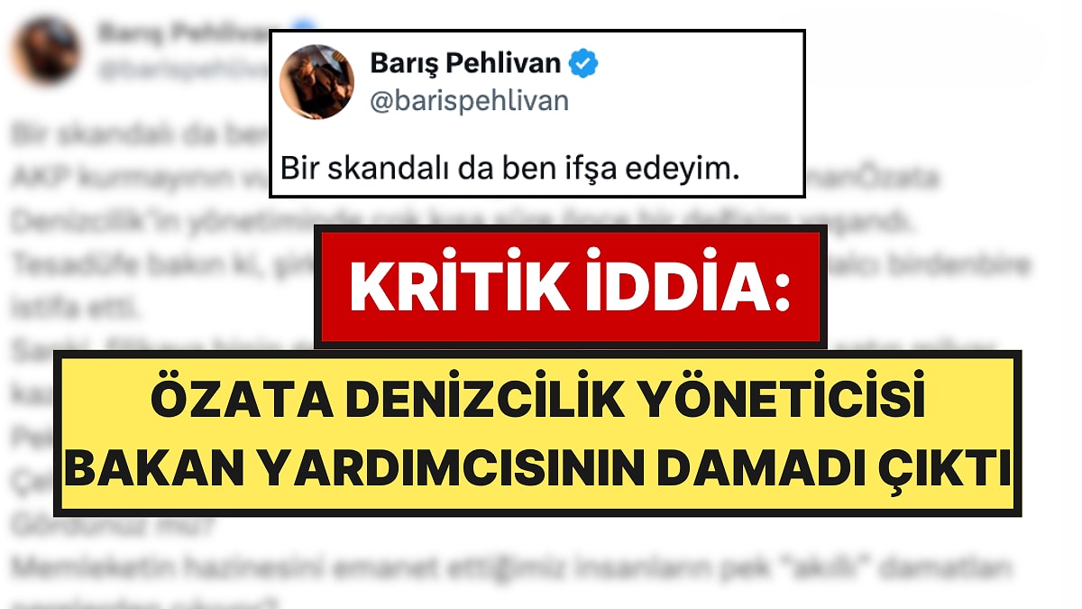Fon Krizi Öncesi Özata Denizcilik’te İstifa: İskender Balcı Görevini Bıraktı