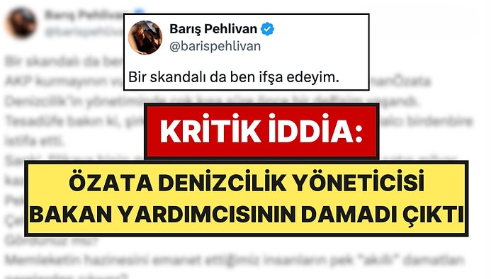Fon Krizi Öncesi Özata Denizcilik’te İstifa: İskender Balcı Görevini Bıraktı