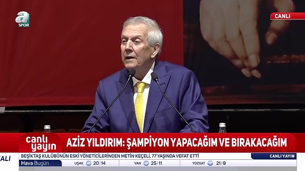 Yıldırım kasadaki parayı açıkladı.
