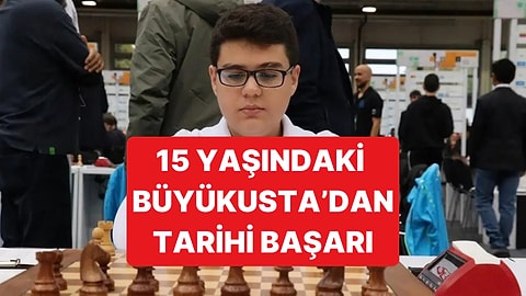 15 Yaşındaki Yağız Kaan Erdoğmuş Satranç Olimpiyatını Yenilgisiz Bitirdi, Wei Yi'nin Rekorunu Geçti