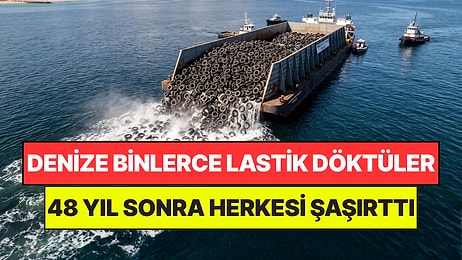 48 Yıl Önce Denize Döktükleri Binlerce Lastik Beklenmeyeni Gerçekleştirdi