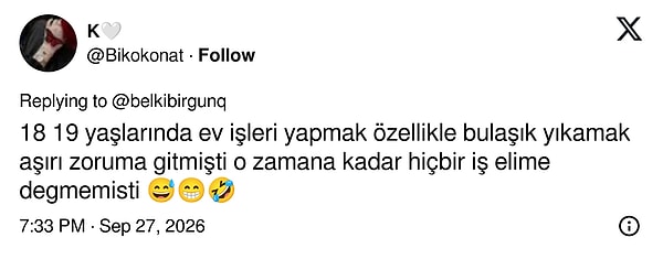 18-19 yaşında bulaşık yıkamanın bu kadar zor gelmesi