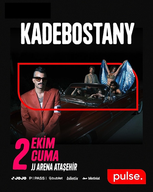 Kadebostany 2 Ekim’de ise JJ Arena Ataşehir’de