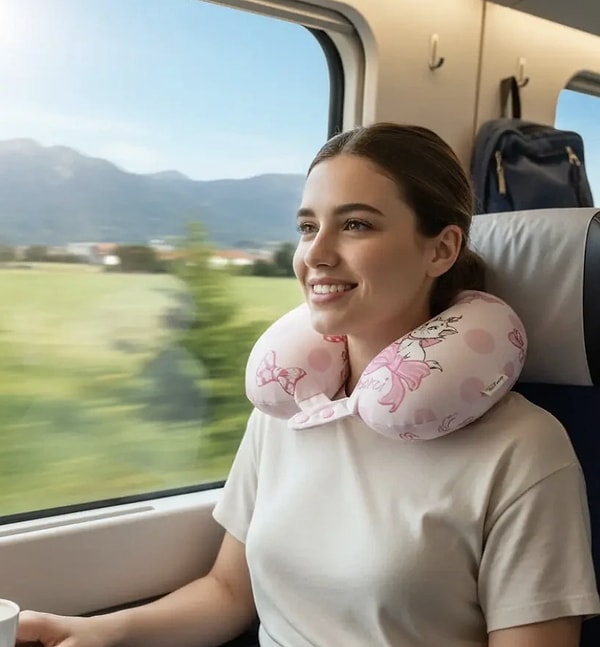 Disney Marie lisanslı çocuk seyahat boyun yastığı %38 indirimle 799,99 TL yerine net 499,99 TL!