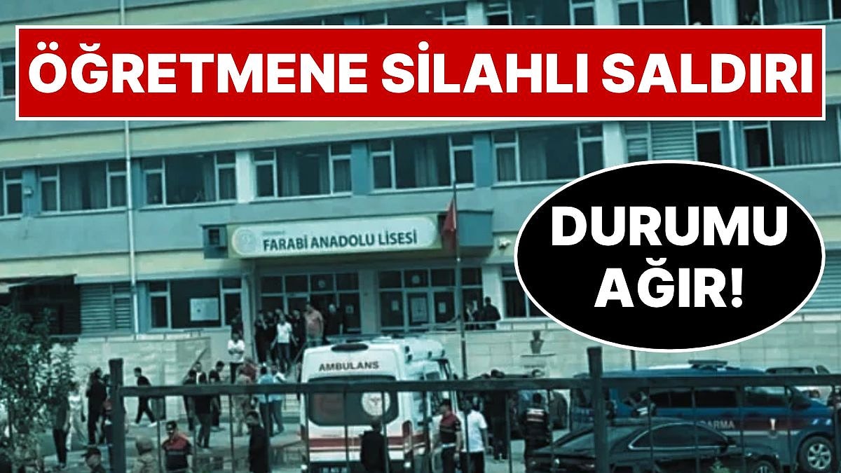 Okul Bahçesinde Öğretmene Silahlı Saldırı: Osmaniye'de Yeğeni Tarafından Vurulan Öğretmenin Durumu Ağır