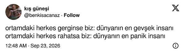 Ortamın tam tersi olmak da bir yetenek.