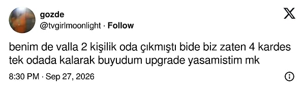 Dört kardeş tek odada büyüyünce iki kişilik yurt odası resmen terfi gibi gelmiş