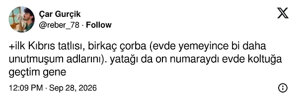 İlk Kıbrıs tatlısı yurtta yendi, yurttan dönünce yatak yerine yine koltuk kaldı