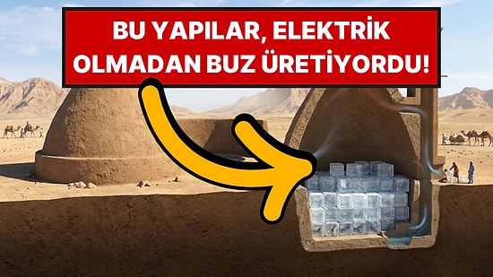 İran'ın Çöllerinde Yüzyıllar Önce Buzdolabı Gibi Çalışan Yapılar İnşa Ettiler