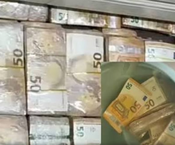 Destelerle dolan kovalar tek tek dışarı taşındı, paralar zırhlı araçla götürüldü.
