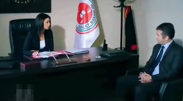 Sahneler sosyal medyada yeniden paylaşıldı.