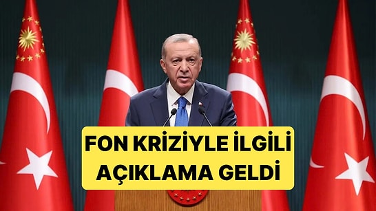 Cumhurbaşkanı Recep Tayyip Erdoğan Kabine Toplantısı Sonrası Gündemdeki Fon Kriziyle İlgili Konuştu