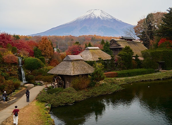 Göletlerin Fuji Dağı'ndan süzülen yeraltı suyuyla beslendiği düşünülüyor.