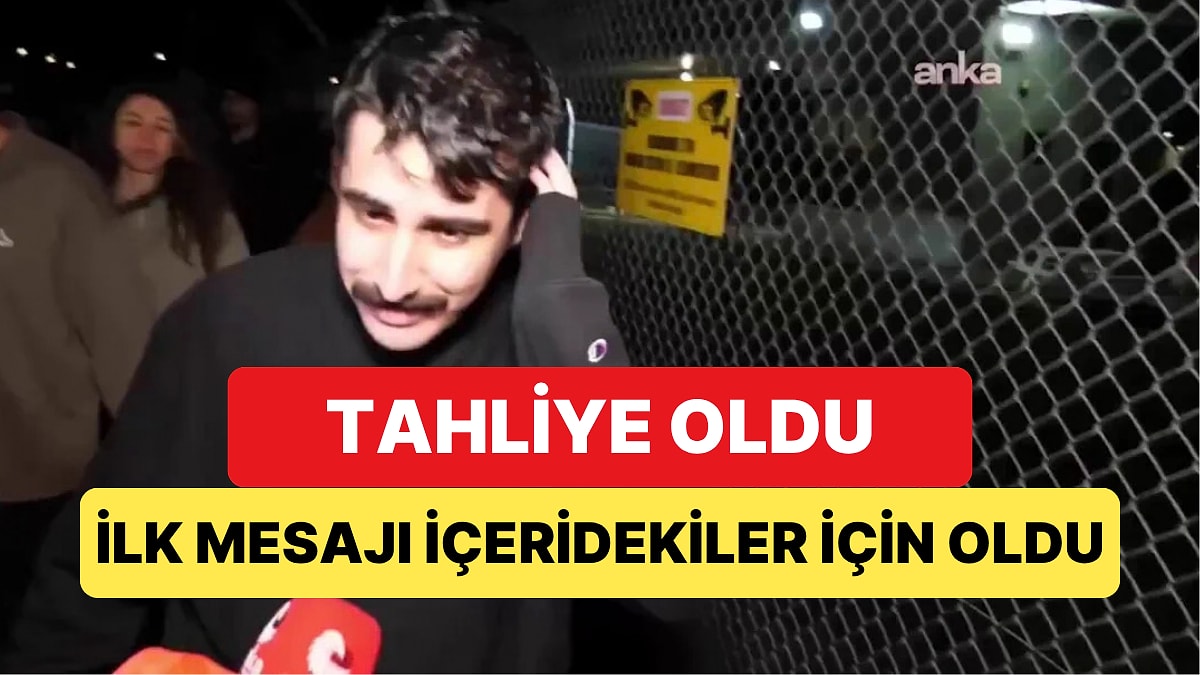Deniz Göktaş Cezaevinden Çıktı, İlk Sözleri Sinem Dedetaş, Mehmet Pehlivan ve Oğuzhan Uğur Oldu