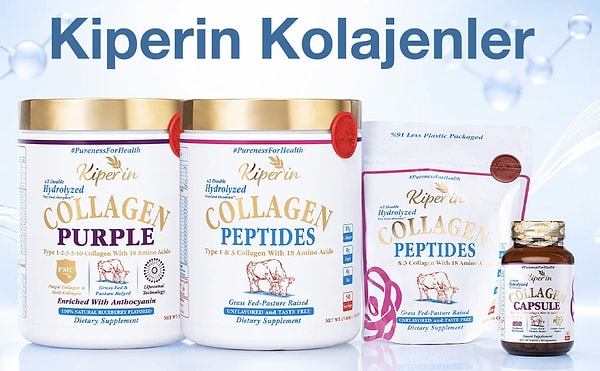 Kiperin Collagen tüm ürünlerde sepette %30 ve 2. ürüne %50 indirim!