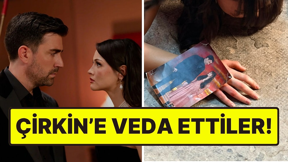 Çirkin'in Final Kararının Ardından Başroller Çağlar Ertuğrul ve Derya Pınar Ak'tan Veda Paylaşımı