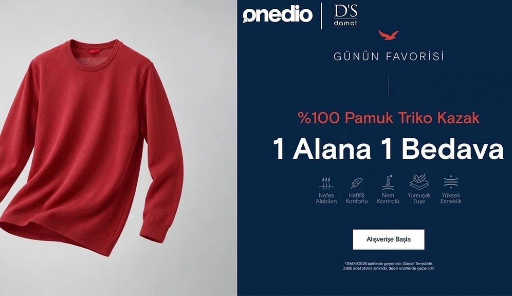 1 Alana 1 Bedava Fırsatını Kaçırma!