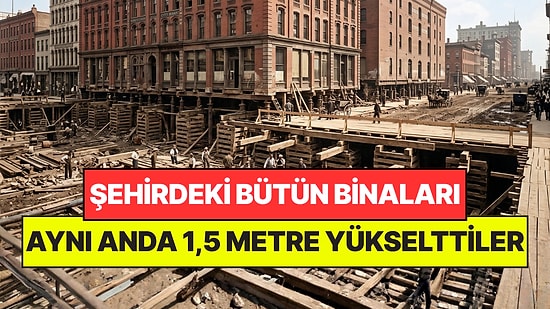 Şehri Kurtarmak İçin Bütün Binaları Aynı Anda 1,5 Metre Yükselttiler