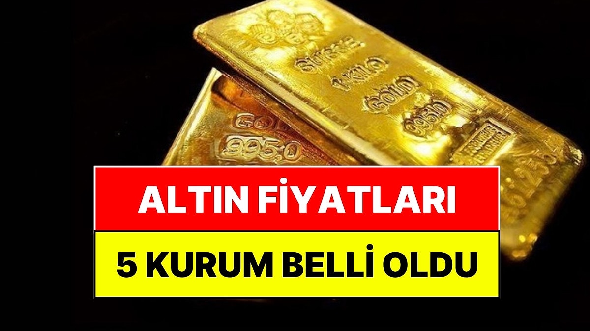 Altın Fiyatları Belli Oldu! Borsa İstanbul'da En Çok Alım Yapan 5 Kurum Belli Oldu