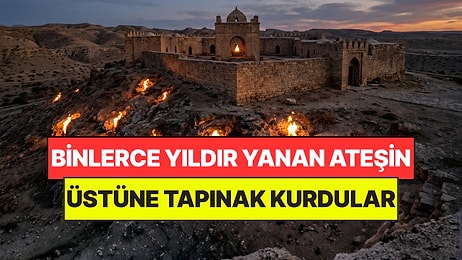 Yağmura ve Rüzgara Meydan Okuyor: Binlerce Yıldır Sönmeyen Ateşin Üstüne Tapınak Kurdular