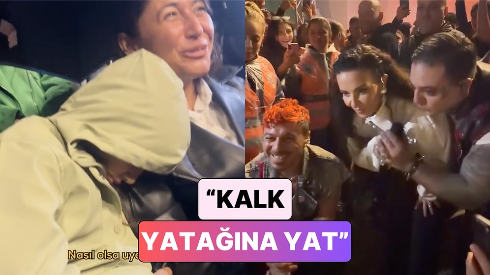 Model Grubu Konserde Uyuyan Minik Kıza Unutamayacağı Bir Sürpriz Yaptı