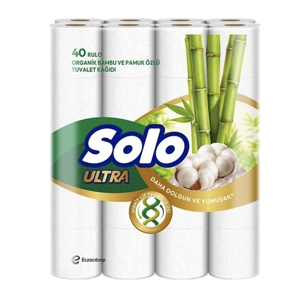 Solo Ultra 40'lı tuvalet kağıdı süpermarket indirimiyle sepette net 338,21 TL!